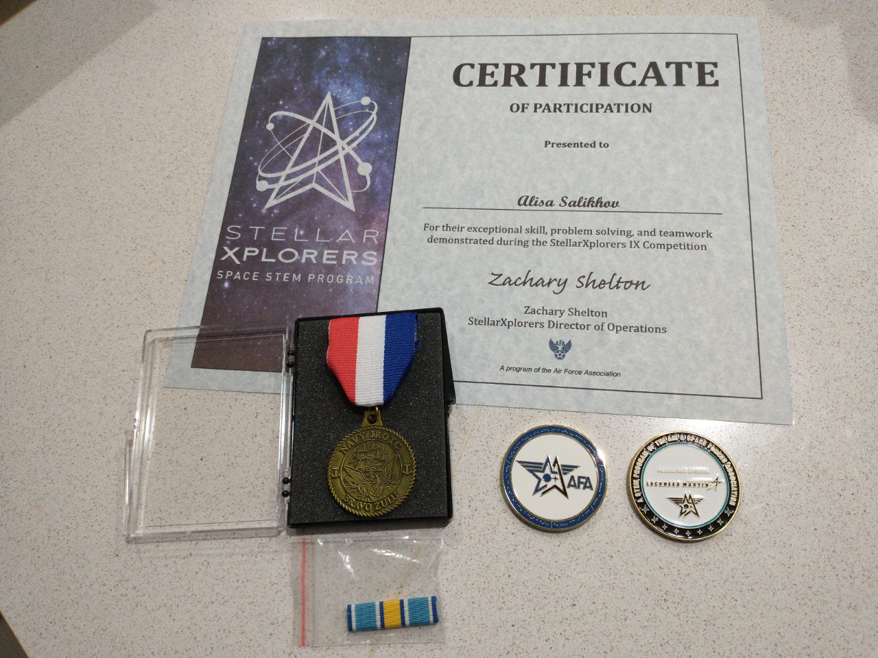 StellarXplorers Season IX — Certificate & Awards Collection