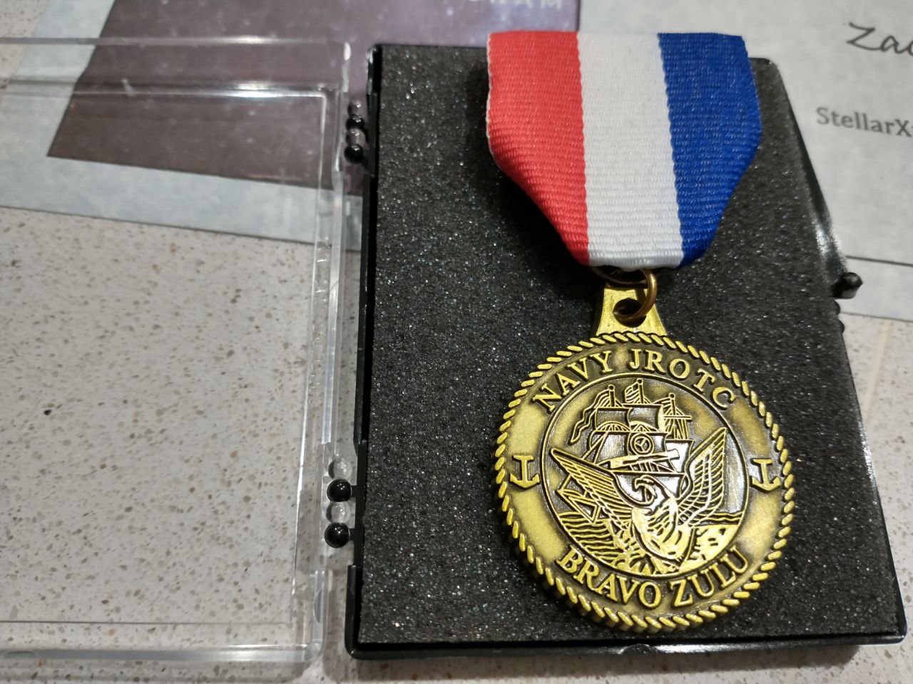 Navy JROTC Bravo Zulu Medal