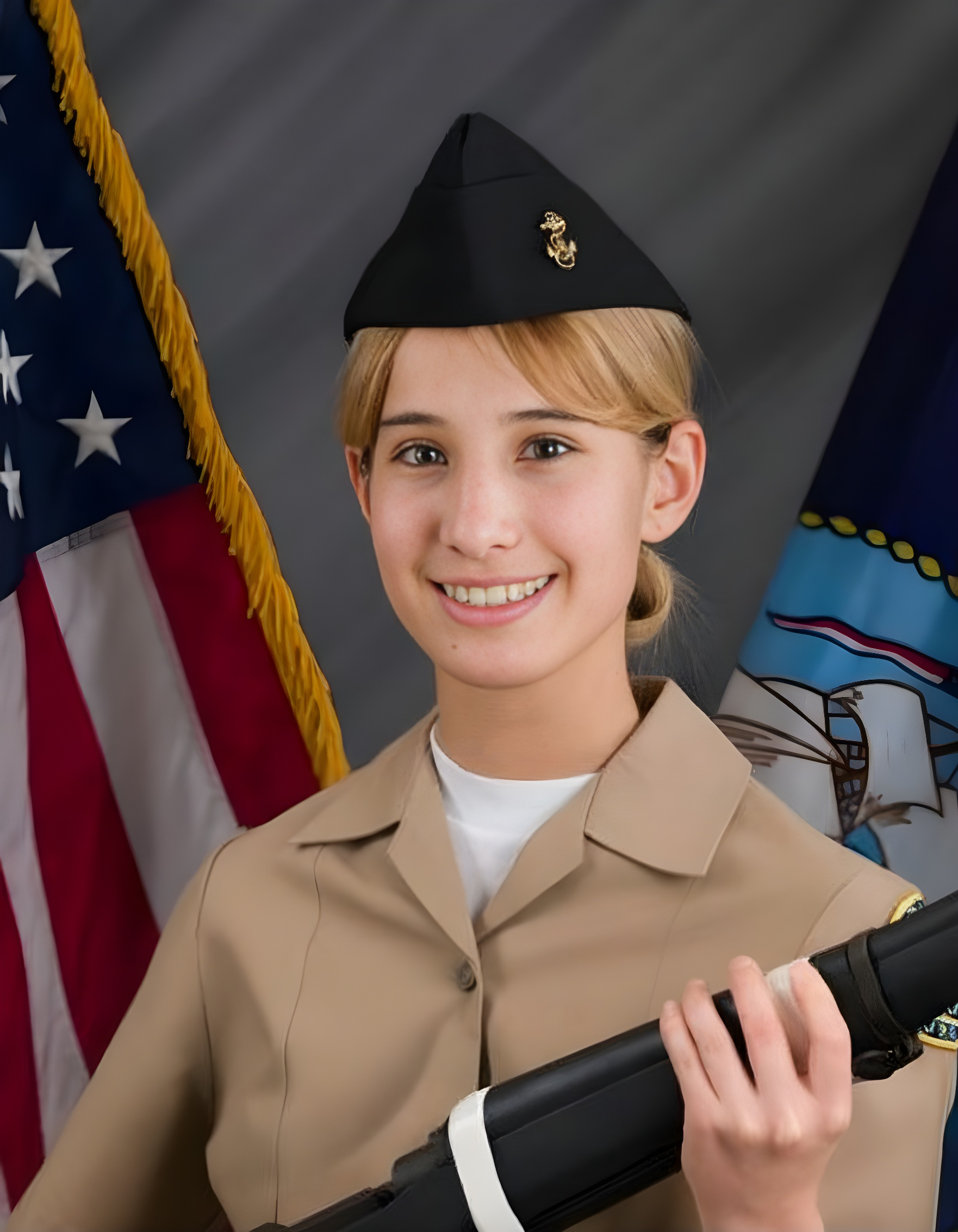 Alisa Salikhov in NJROTC uniform