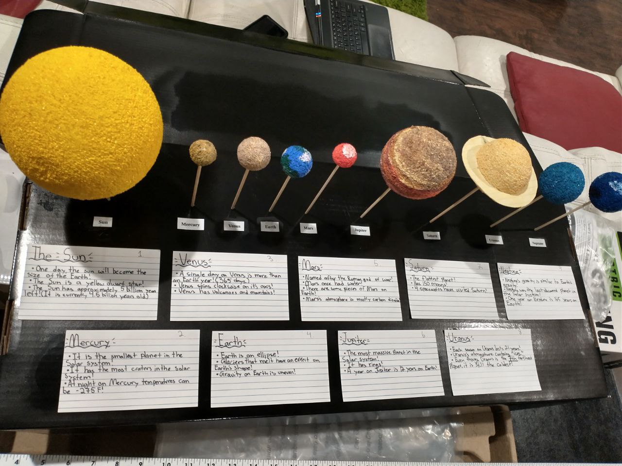 Solar System — 3D Model Science Project